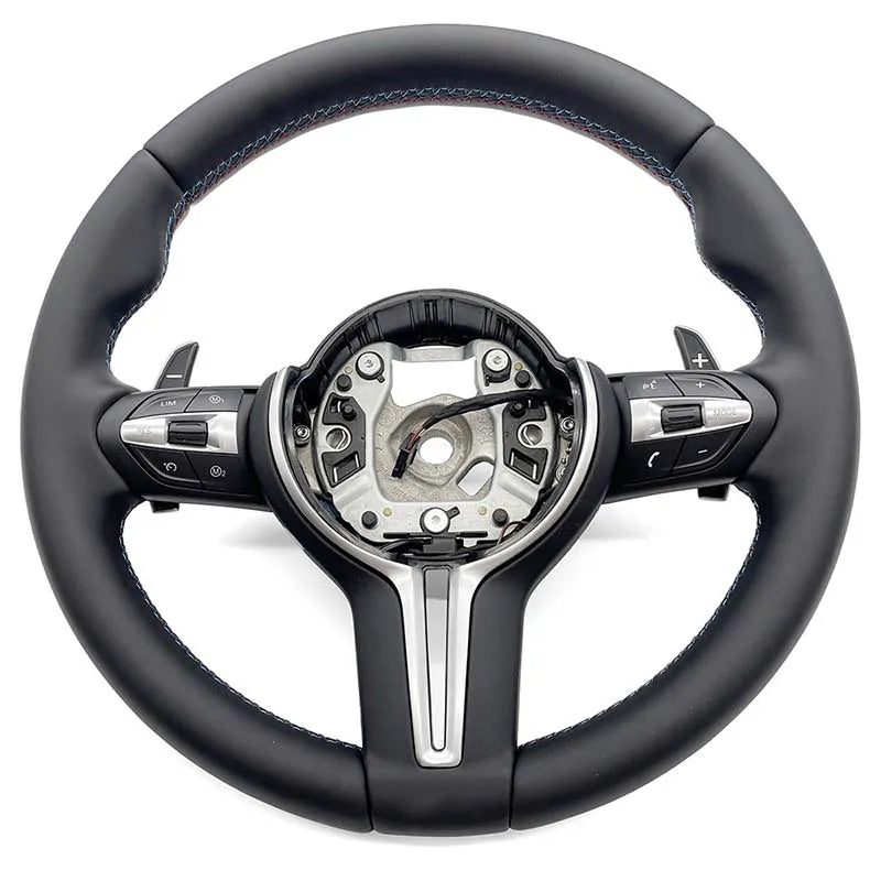 BMW F-Series Performance Steering Wheel – Custom Leather Sport Upgrade (F01–F30, M3 / M5 / M6)