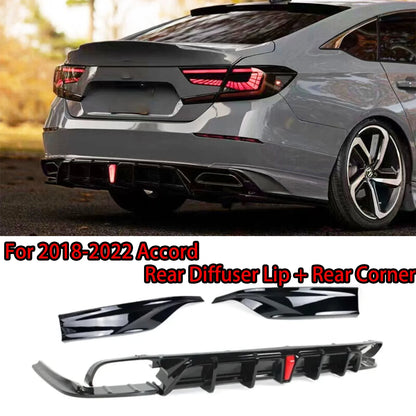 Yofer V2 Style Rear Diffuser Kit – Honda Accord 10th Gen (2018–2022)