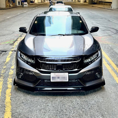 Front Lip Splitter Diffuser for Honda Civic 2017–2021 (SI & Hatchback)
