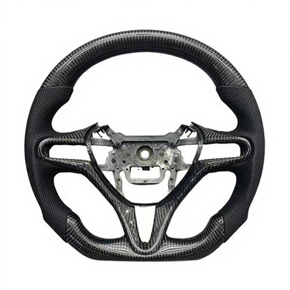 Honda Fit Carbon Fiber Steering Wheel – Perforated Leather Edition