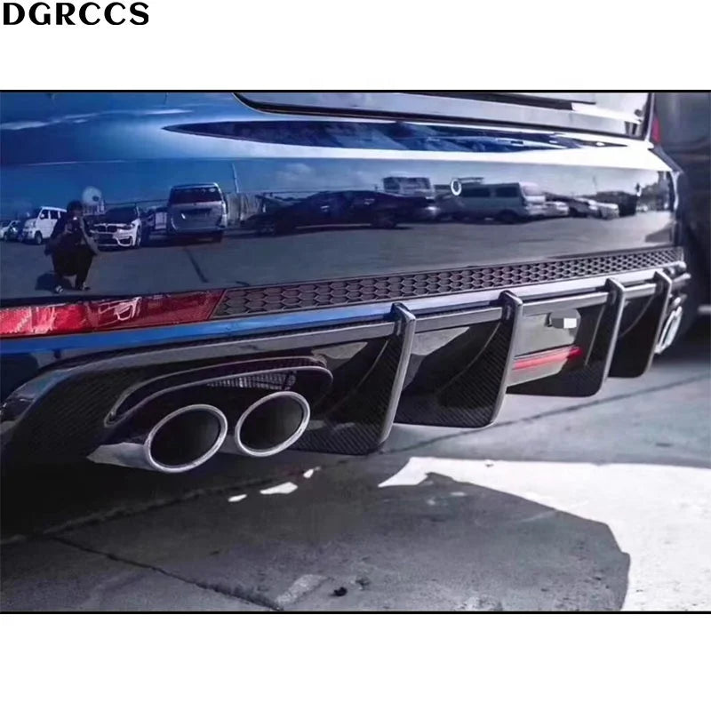 Carbon Fiber Rear Diffuser – Audi S4 B9 Sedan (2017–2024)