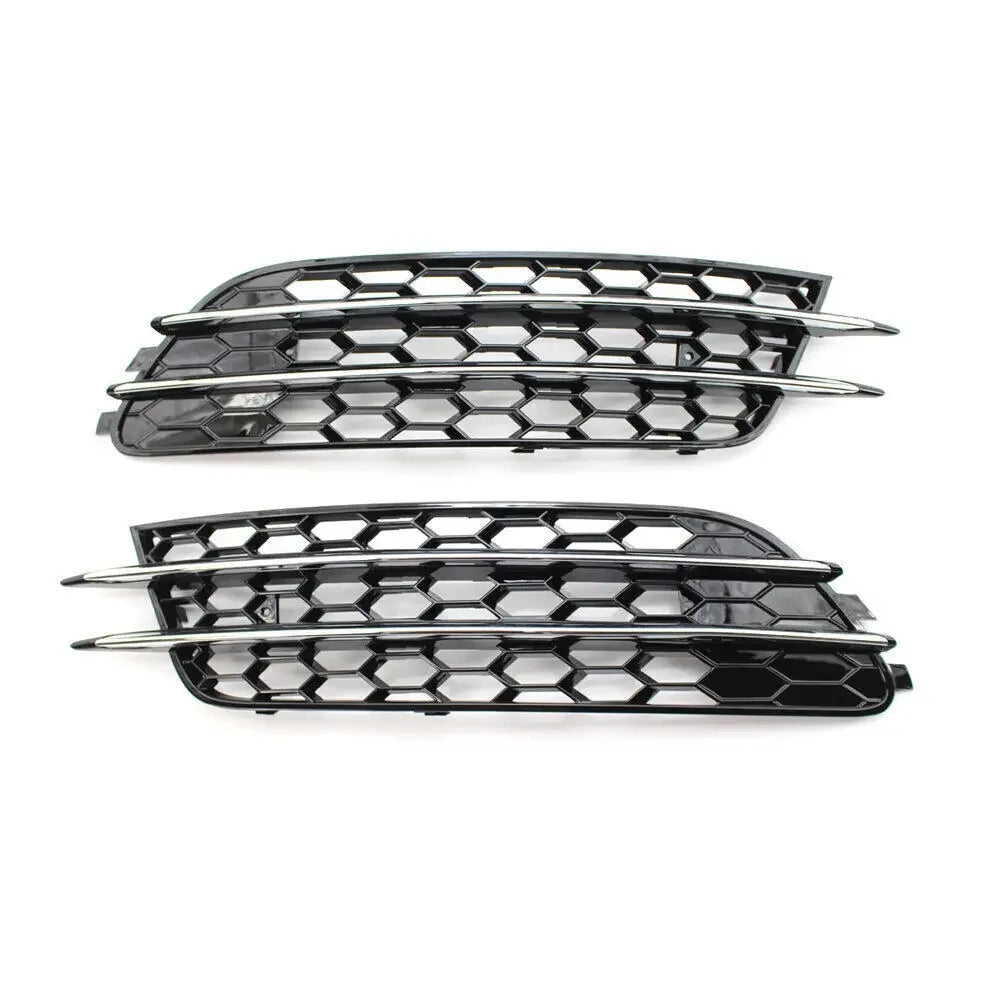 Front Fog Light Grille Covers for Audi A6 C7 (2012–2015)