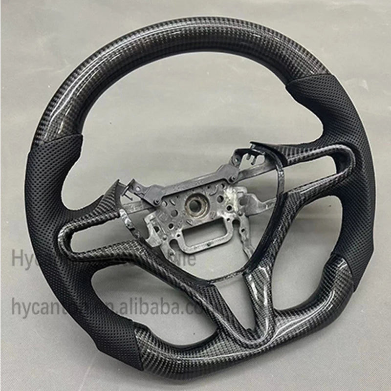 Honda Fit Carbon Fiber Steering Wheel – Perforated Leather Edition