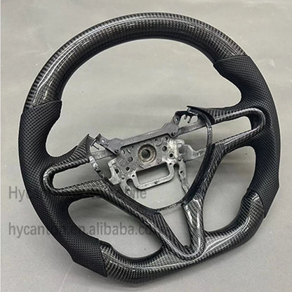 Honda Fit Carbon Fiber Steering Wheel – Perforated Leather Edition