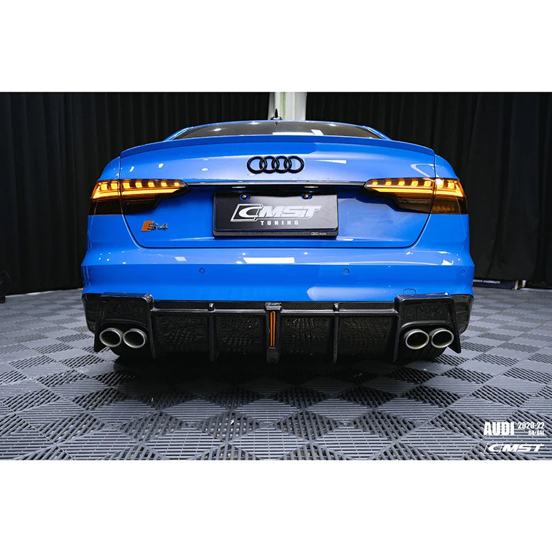 Audi B10 S4 / A4 S-Line Carbon Fiber Rear Diffuser – CMST Style