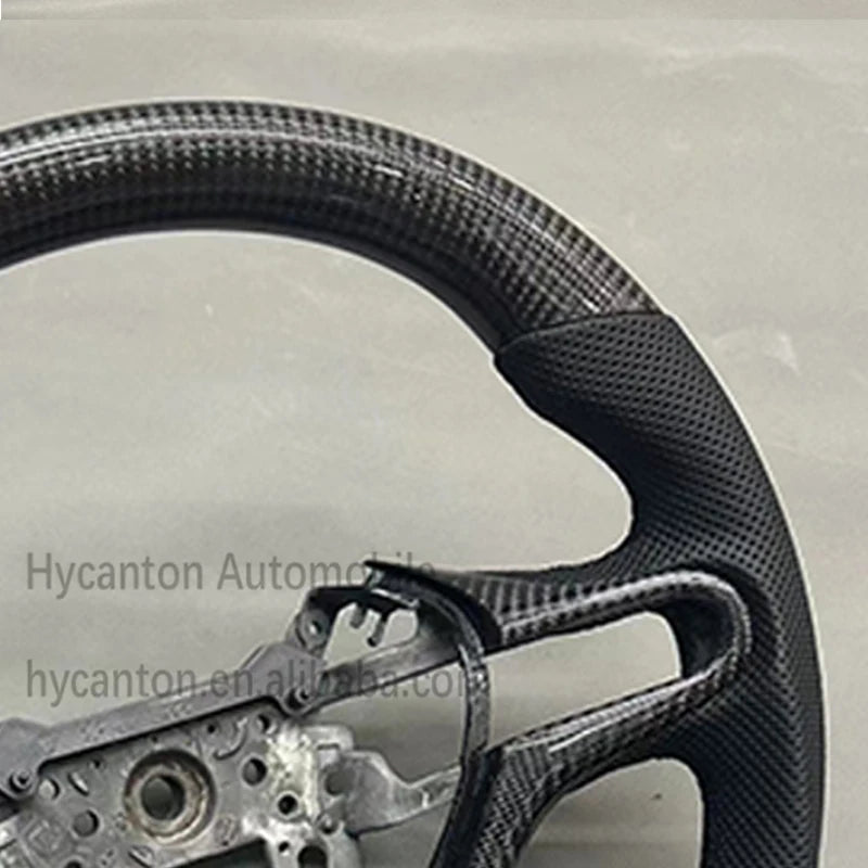 Honda Fit Carbon Fiber Steering Wheel – Perforated Leather Edition