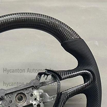 Honda Fit Carbon Fiber Steering Wheel – Perforated Leather Edition