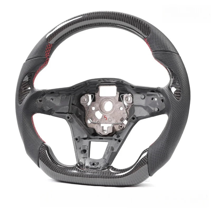 Volkswagen Tiguan / GTI (2022–2024) Suede & Carbon Fiber Steering Wheel
