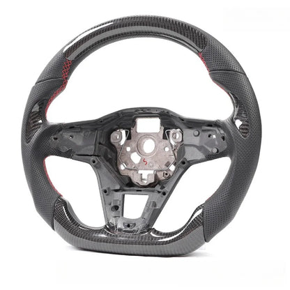 Volkswagen Tiguan / GTI (2022–2024) Suede & Carbon Fiber Steering Wheel