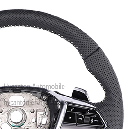 Audi A4 / A5 / A6 / A7 / A8 Custom Perforated Leather Steering Wheel