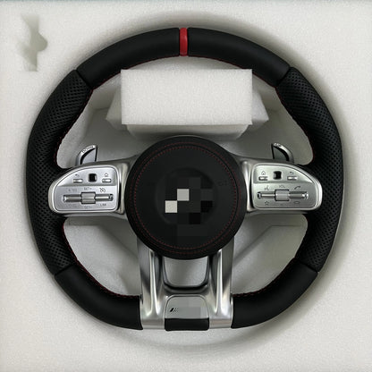 Mercedes-Benz Carbon Fiber Steering Wheel – Full Leather Performance Upgrade