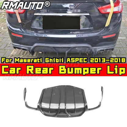 Carbon Fiber Style Rear Diffuser – Maserati Ghibli (2013–2018)
