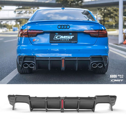 Audi B10 S4 / A4 S-Line Carbon Fiber Rear Diffuser – CMST Style