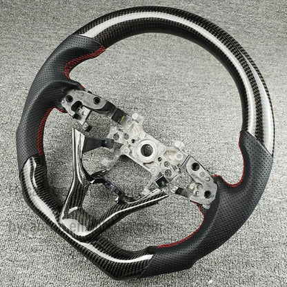 Honda Accord 10th Gen Carbon Fiber & Leather Steering Wheel