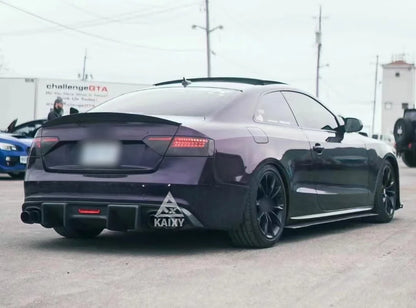 Audi A5 / S5 B8.5 Carbon Fiber Rear Diffuser with LED (2012–2016)