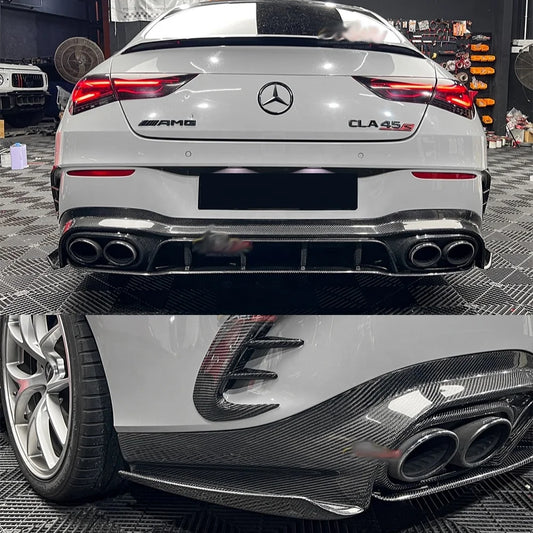 Mercedes CLA45 AMG W118 Carbon Fiber Rear Diffuser (2019–2024)