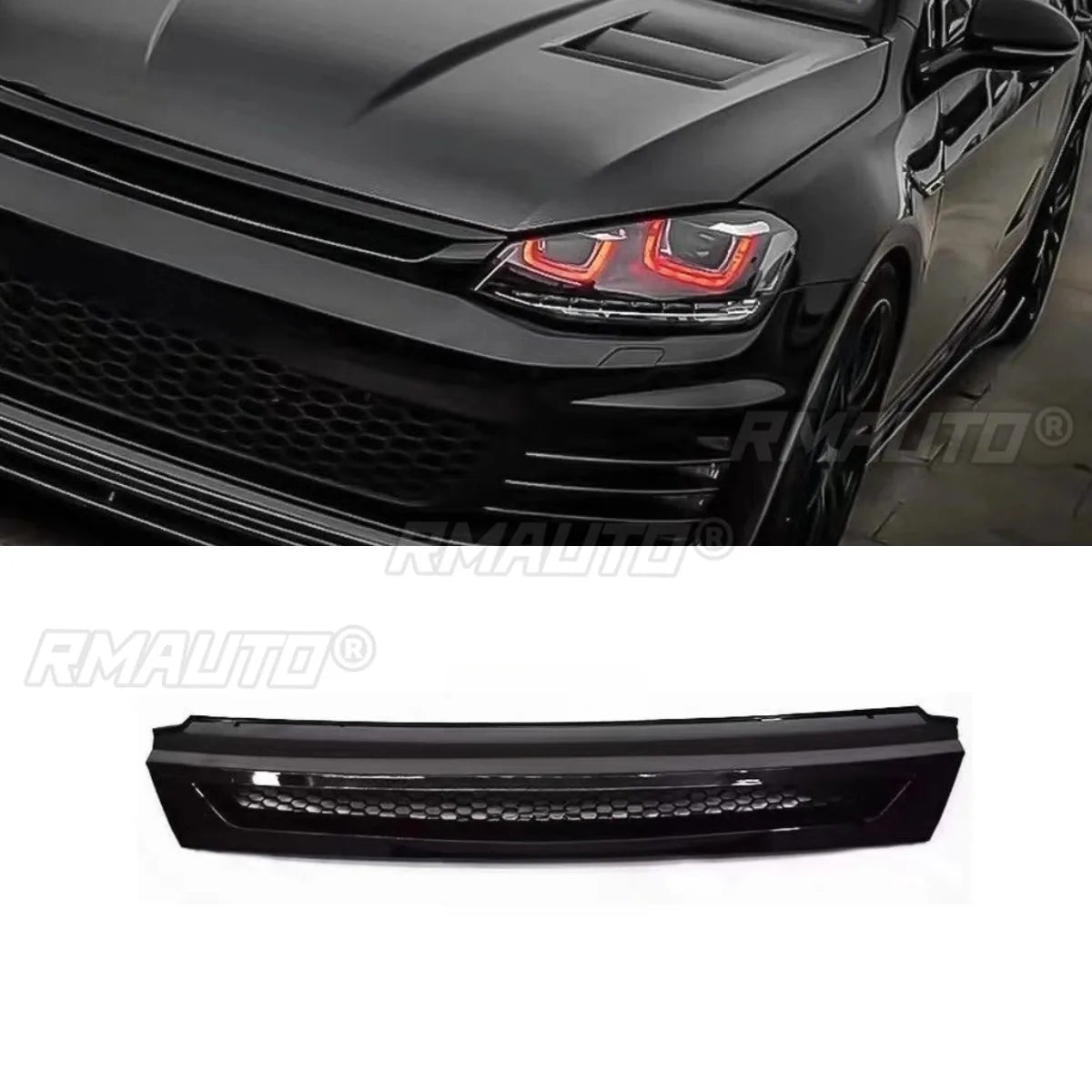 Front Bumper Grille for Volkswagen Golf ABT (2014–2020)