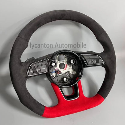 Audi A4 / A5 B9 Smooth Leather Sport Steering Wheel (With Buttons)