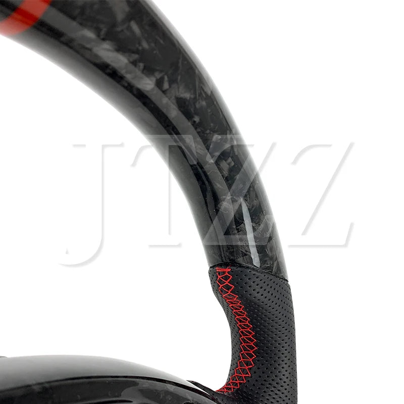 Infiniti G37 (2008–2017) Forged Carbon Fiber Steering Wheel – Perforated Leather