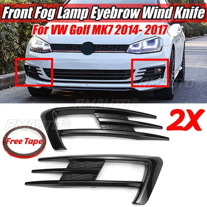 Gloss Black Fog Light Trim – VW Golf MK7 (2014–2017)