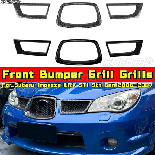 Front Grille Set for Subaru Impreza WRX STI (2006–2007)