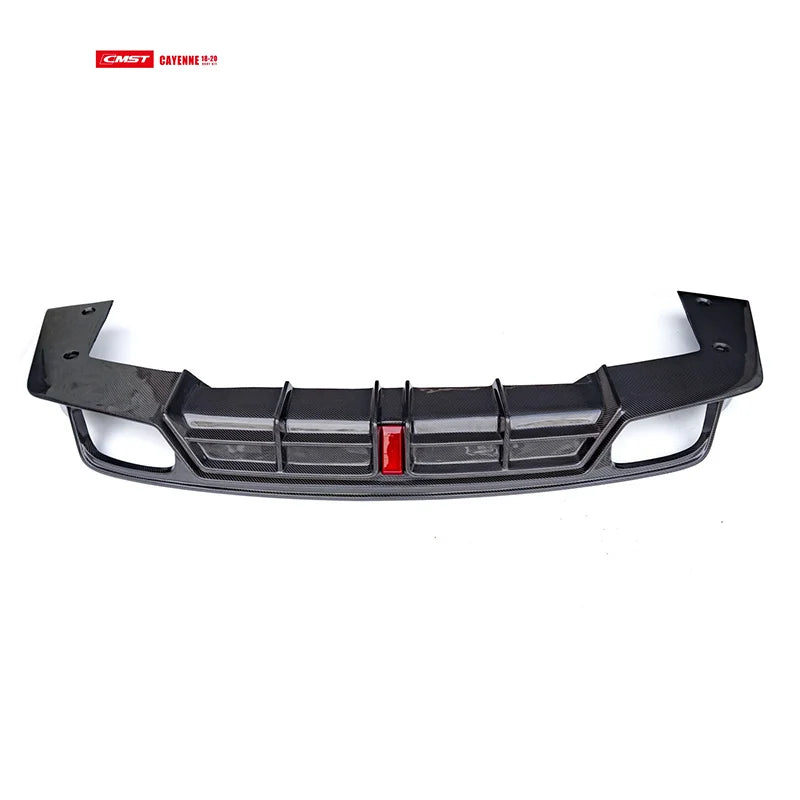 Carbon Fiber Rear Diffuser – Porsche Cayenne Turbo 9Y0 (CMST Style)