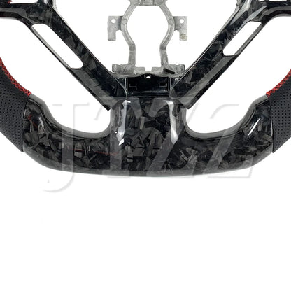 Infiniti G37 (2008–2017) Forged Carbon Fiber Steering Wheel – Perforated Leather