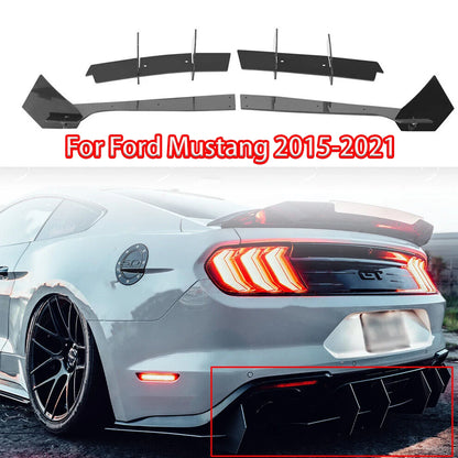 Rear Bumper Lip Diffuser for Ford Mustang (2018–2021)