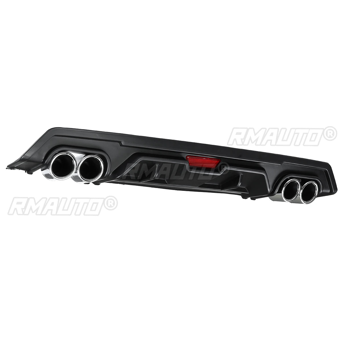 Rear Bumper Diffuser with Dual Exhaust Tips for Honda Civic (2016–2018)