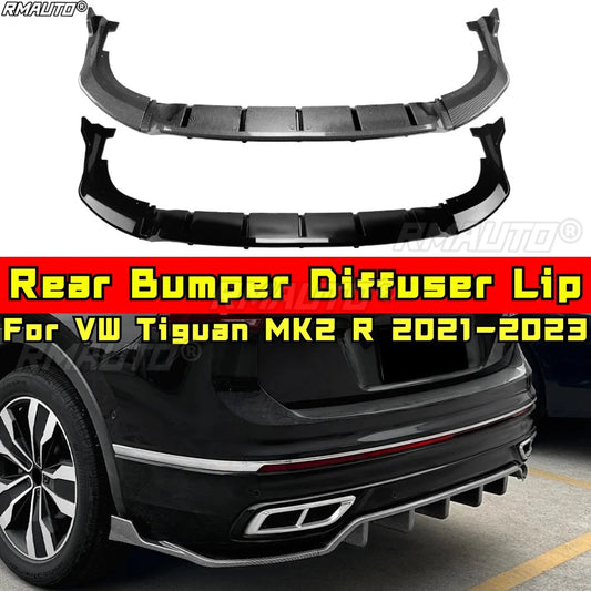 Rear Bumper Diffuser for VW Tiguan MK2 R (2021–2023)