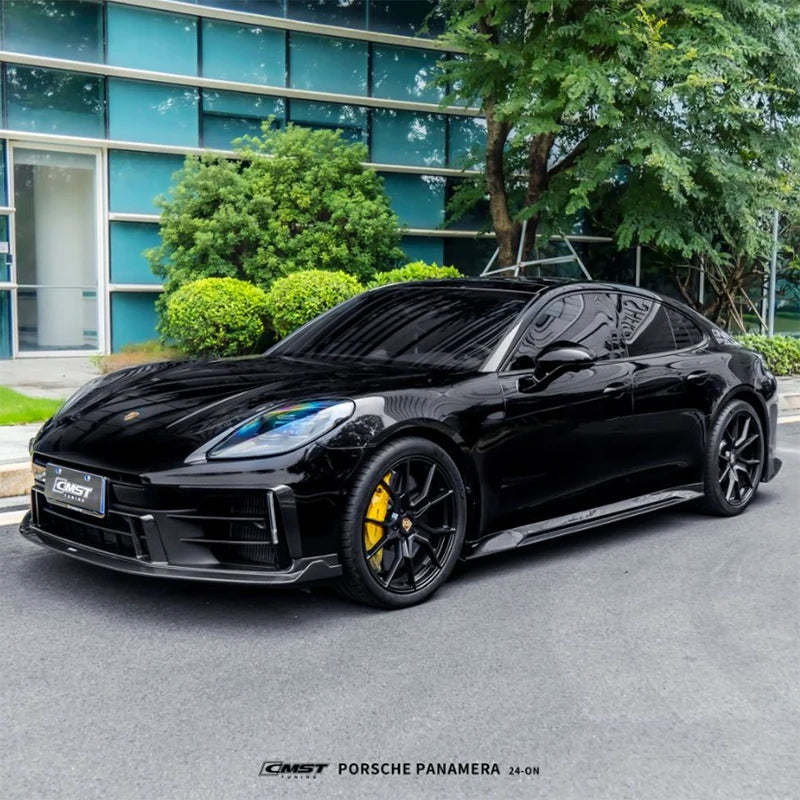 Porsche Panamera 976 (2024+) Dry Carbon Fiber Front Lip – CMST Style