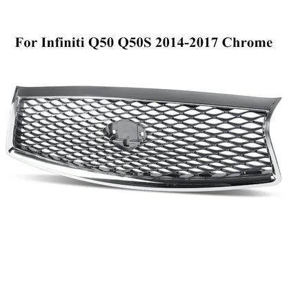 Front Center Mesh Grille for Infiniti Q50 / Q50S (2014–2022)