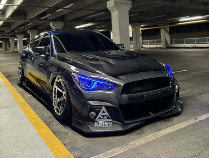 LB V2 Style Front Bumper – Infiniti Q50 (2015–2023)