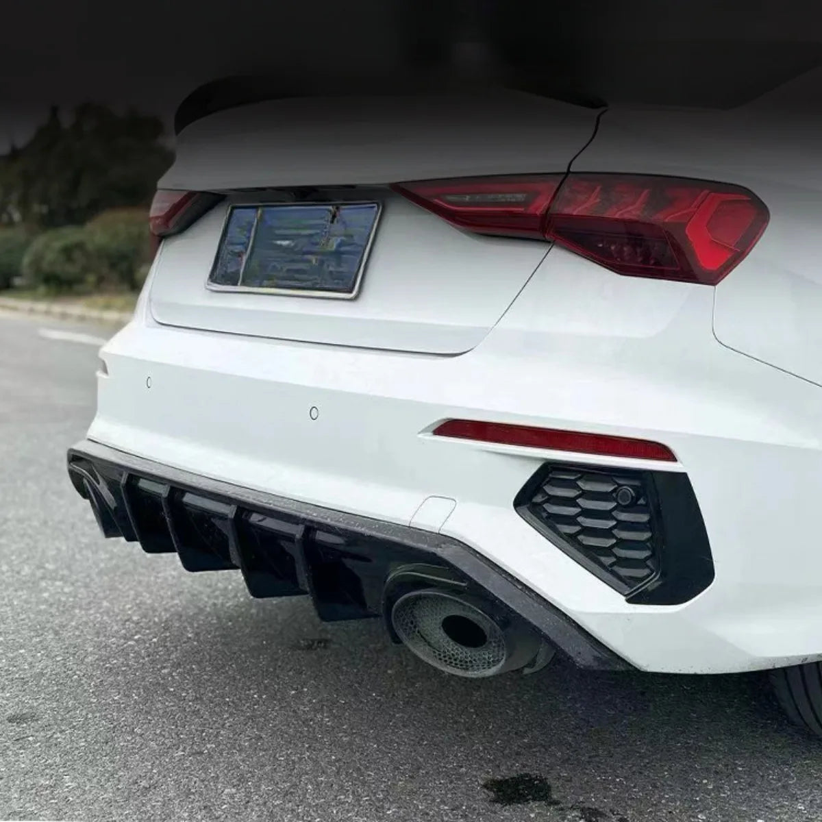 Sport Rear Diffuser Lip – Audi A3 Sedan (2021–2024)