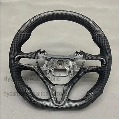 Honda Fit Carbon Fiber Steering Wheel – Perforated Leather Edition