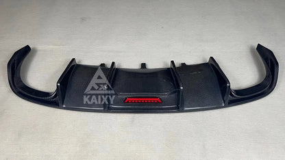 Audi A5 / S5 B8.5 Carbon Fiber Rear Diffuser with LED (2012–2016)