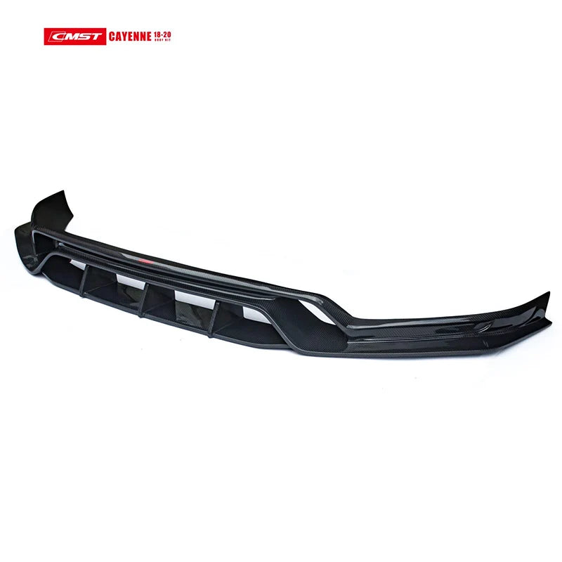 Porsche Cayenne Turbo 9Y0 (2018–2023) Carbon Fiber Front Lip – CMST Style