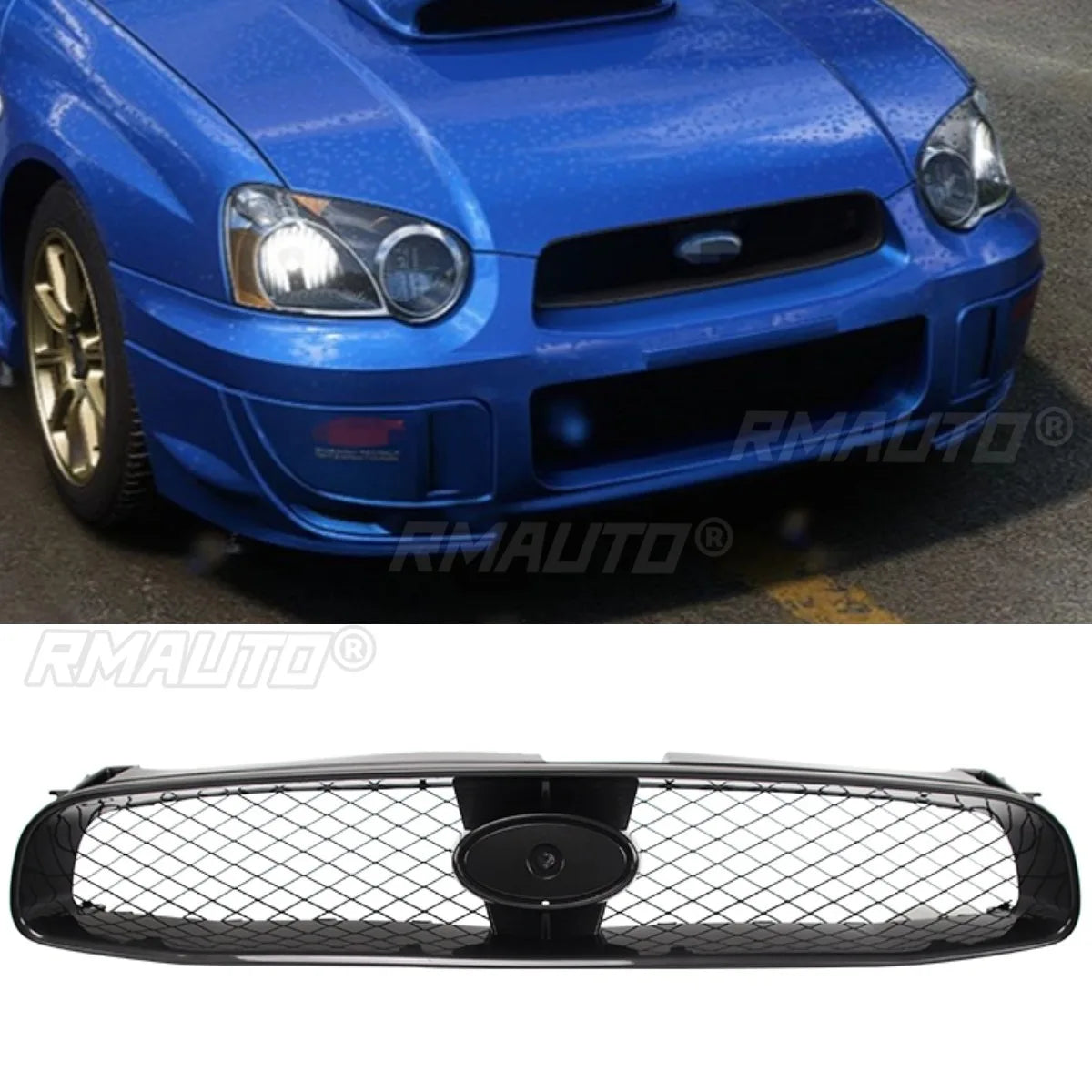Subaru Impreza Front Bumper Grille – 2004–2005 Racing Style