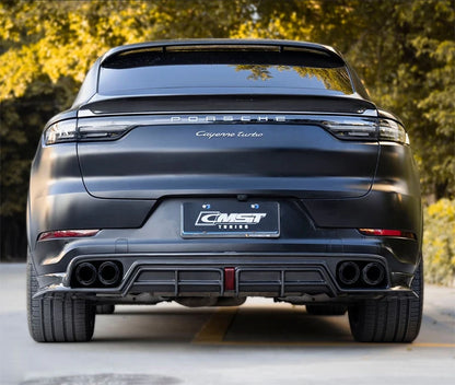 Carbon Fiber Rear Diffuser – Porsche Cayenne Turbo 9Y0 (CMST Style)