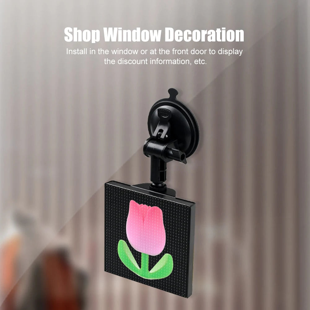 Car LED Sign Smart LED Matrix Pixel Panel Lamp Mobile Phone APP Control Car Rear Windshield LED Display Screen Auto Decoration