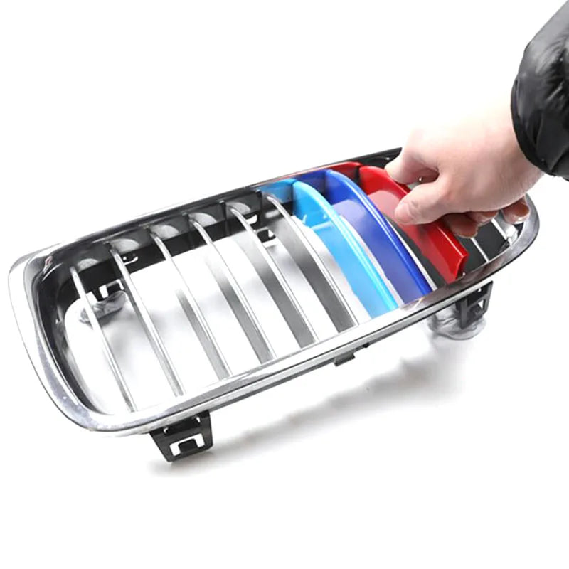 BMW M Style Grille Stripes (3-Piece Set) – E46 / E90 / F30 3 Series