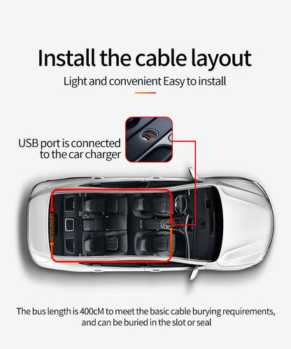 Dynamic Devil Eyes LED Car Light – Front & Rear Display