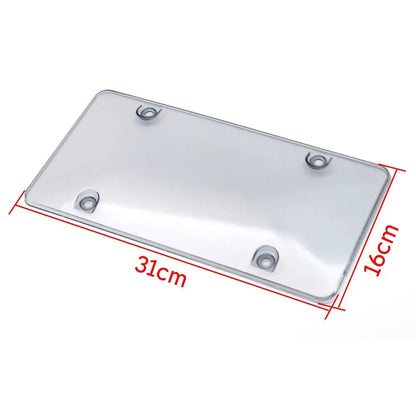 Tinted License Plate Cover – Protective Acrylic Frame