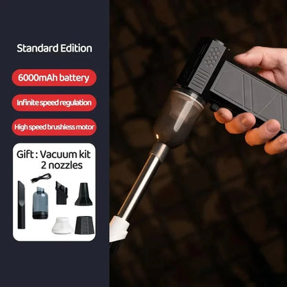 450,000RPM X6 Air Blower Powerful dust Vacuum Cleaner Fast Charging Strong Wind Brushless Violent Fan for car/computer cleaning