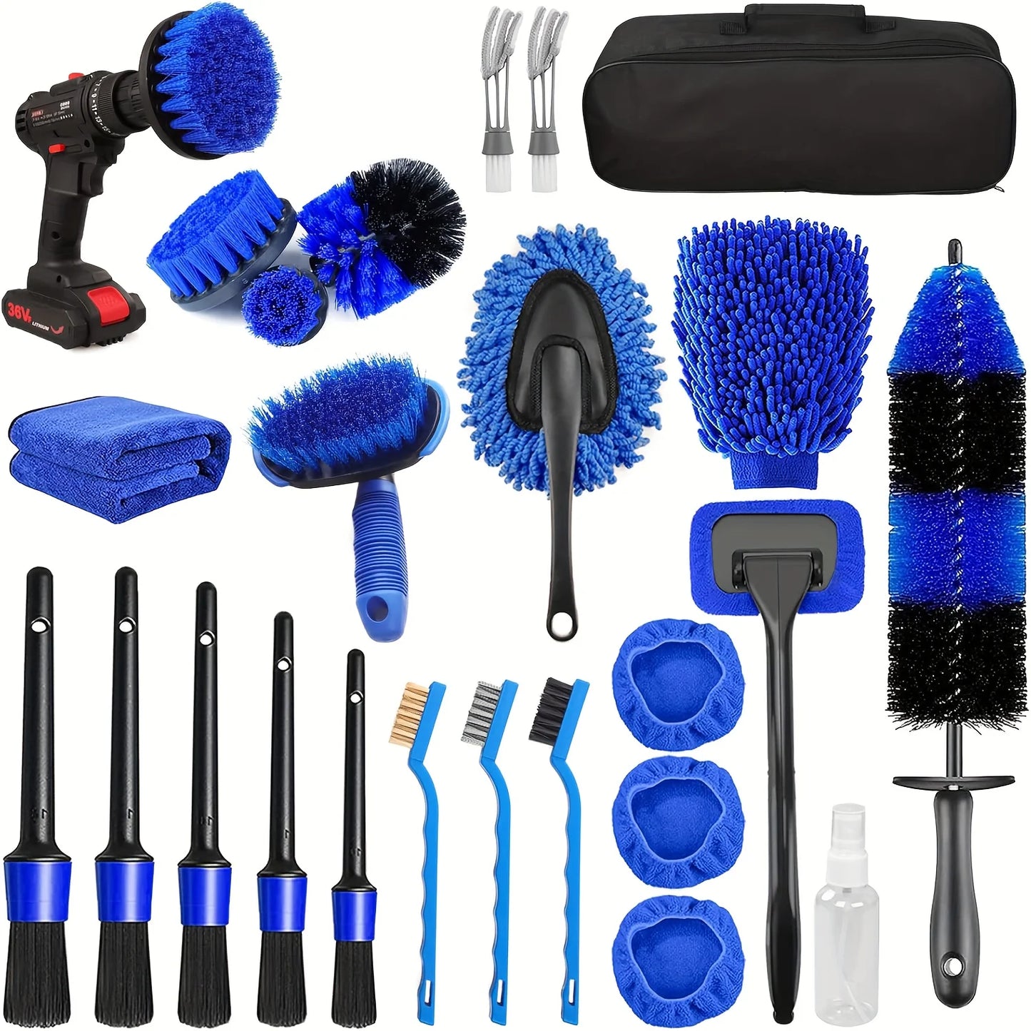 26pcs Car Detailing Brush