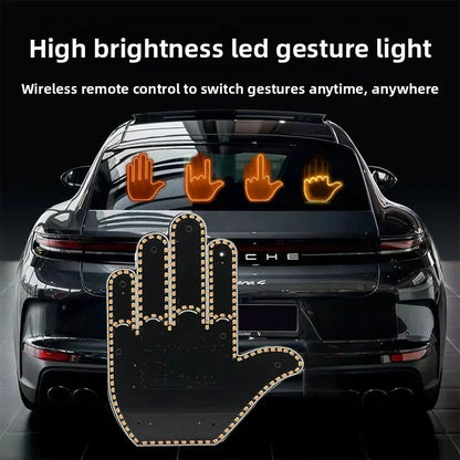 Car LED Funny Facial Expression