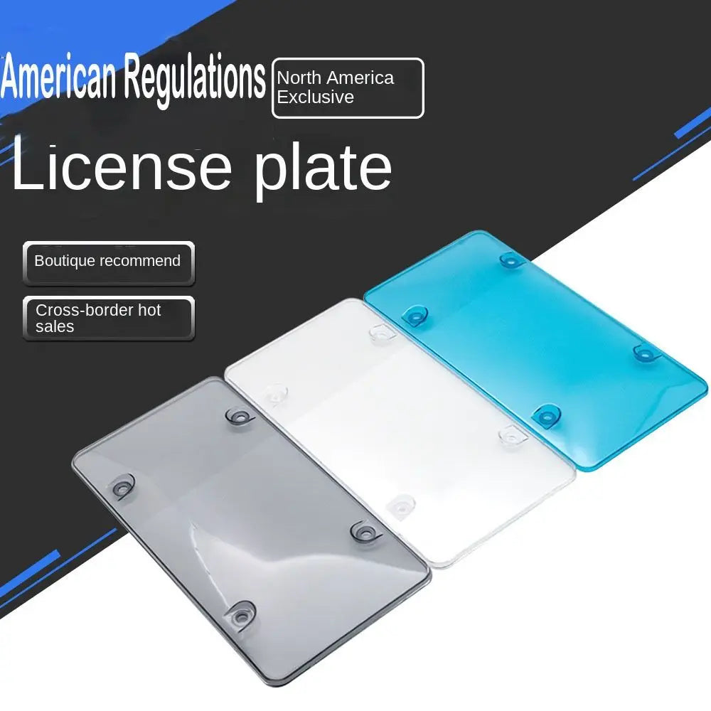 Tinted License Plate Cover – Protective Acrylic Frame