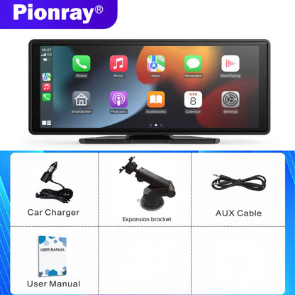 10-Inch Wireless CarPlay & Android Auto Portable Screen