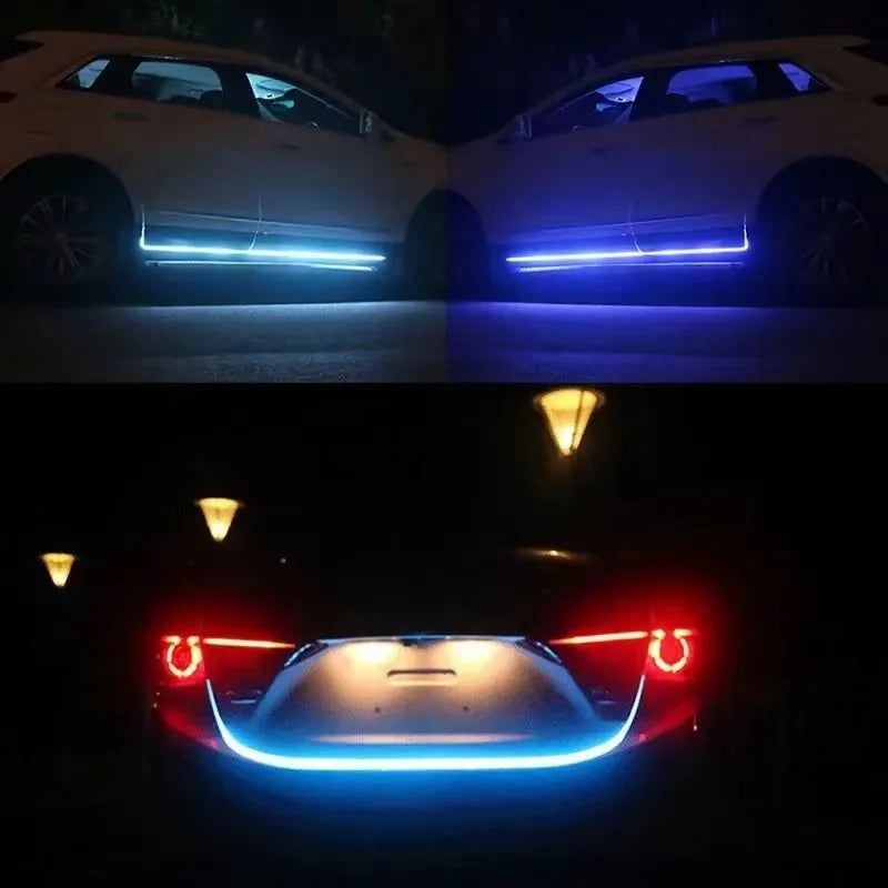 Dynamic Meteor LED Hood Light Strip – Universal DRL Style