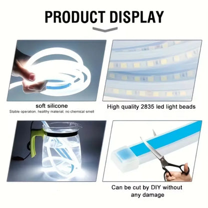 Dynamic Meteor LED Hood Light Strip – Universal DRL Style